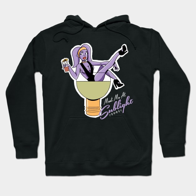 Meet me at the Sublight lounge Hoodie by littlesparks